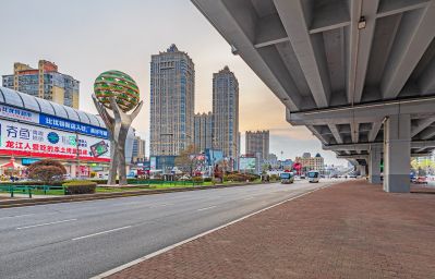 和兴路夜色春花