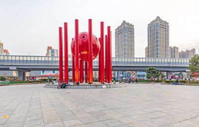 和兴路夜色春花