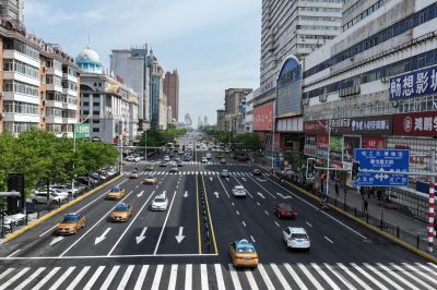 西大桥通车后大直街 哈特
