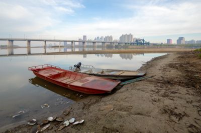新区哈尔滨大剧院 一湖三岛江畔晨光美