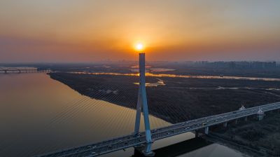 哈尔滨松浦大桥航拍