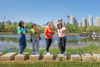 晨光中的丁香公园3
