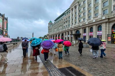雨中中央大街