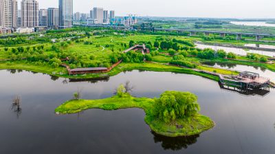 阳明滩湿地航拍