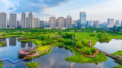 阳明滩湿地航拍