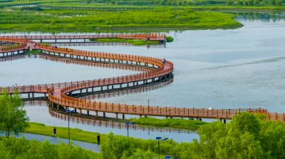 阳明滩湿地航拍