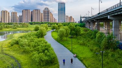 阳明滩湿地航拍