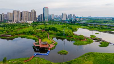 阳明滩湿地航拍
