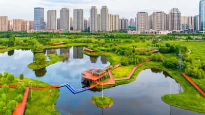 阳明滩湿地航拍