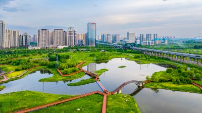 阳明滩湿地航拍