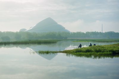 晨雾中的大剧院湿地2