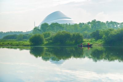 晨雾中的大剧院湿地2