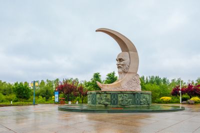 雨中的中国亭园2