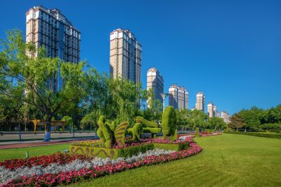 友谊西路江畔晨景