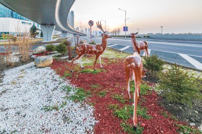 松花江公路大桥江畔