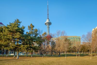 初冬的湘江公园