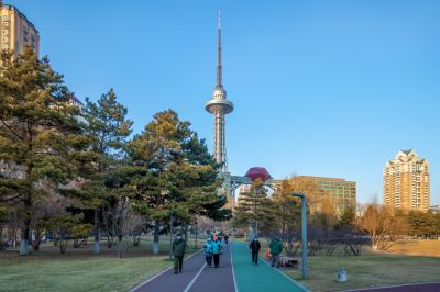初冬的湘江公园