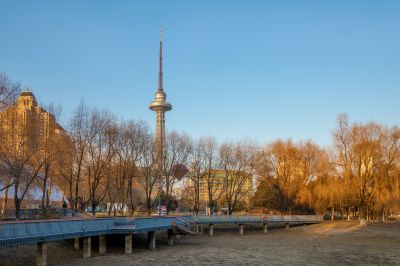 初冬的湘江公园