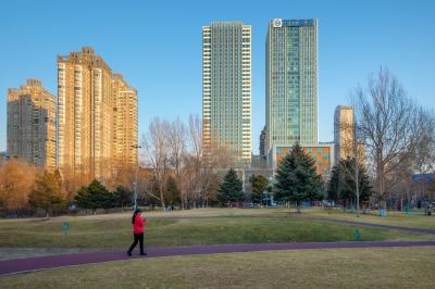 初冬的湘江公园