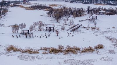 雪后太阳岛湿地