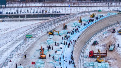 冰雪大世界施工