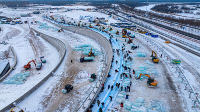 冰雪大世界施工
