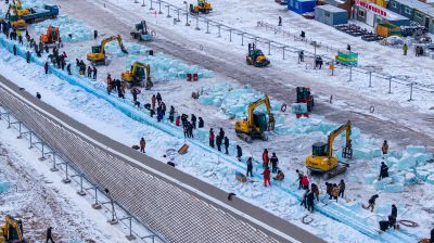 冰雪大世界施工