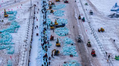 冰雪大世界施工