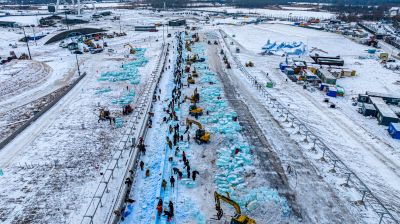 冰雪大世界施工
