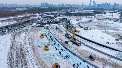 冰雪大世界施工