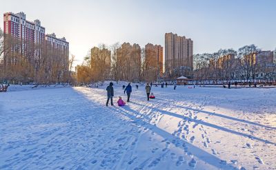 雪后的雨阳公园