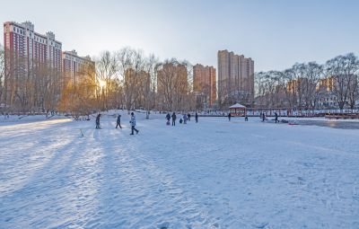雪后的雨阳公园