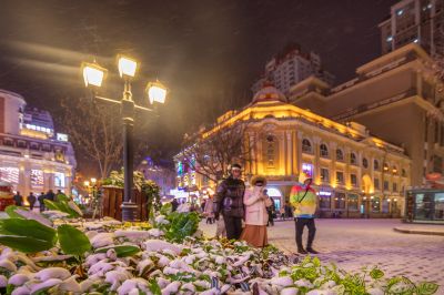 雪夜中央大街