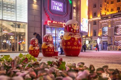 雪夜中央大街