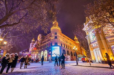 雪夜中央大街