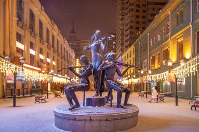 雪夜中央大街