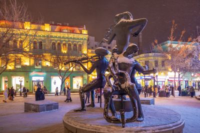 雪夜中央大街