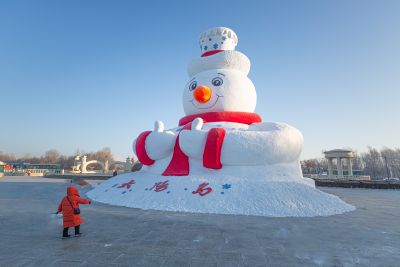 太阳岛雪人先生