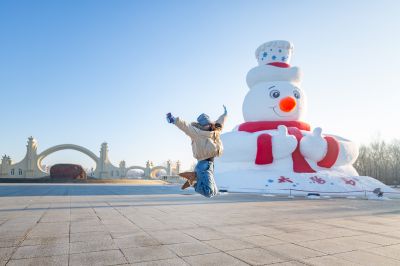 太阳岛雪人先生