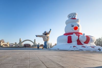 太阳岛雪人先生