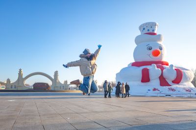 太阳岛雪人先生