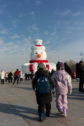 大雪人雪人先生打卡点