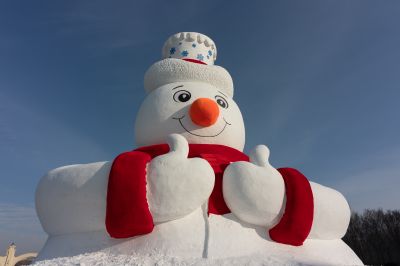 大雪人雪人先生打卡点