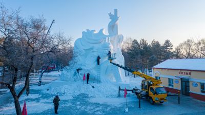 太阳岛雪雕