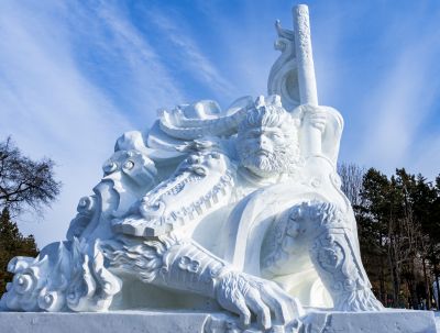 哈尔滨雪博会雪雕