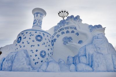 哈尔滨雪博会雪雕