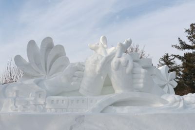 哈尔滨雪博会雪雕