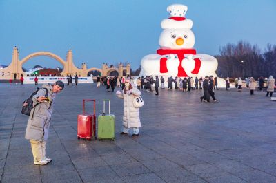 太阳岛雪博会试开园 