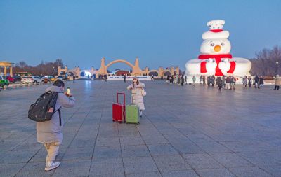 太阳岛雪博会试开园 