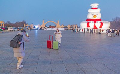 太阳岛雪博会试开园 